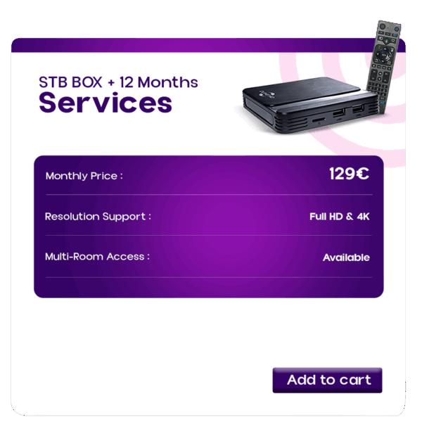 STB BOX + 12 Months