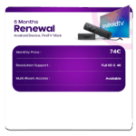6 Months renewal android