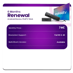 6 Months renewal android